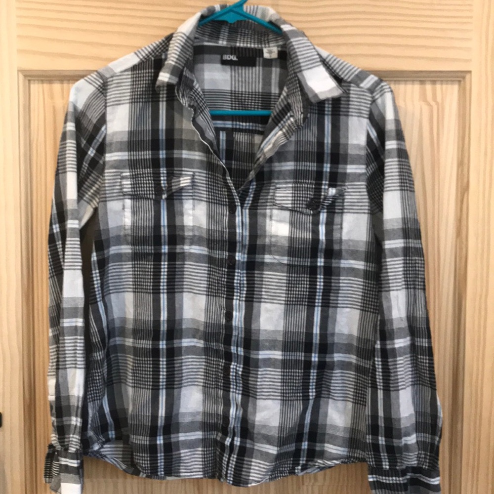 BDG thin lightweight flannel shirt size small